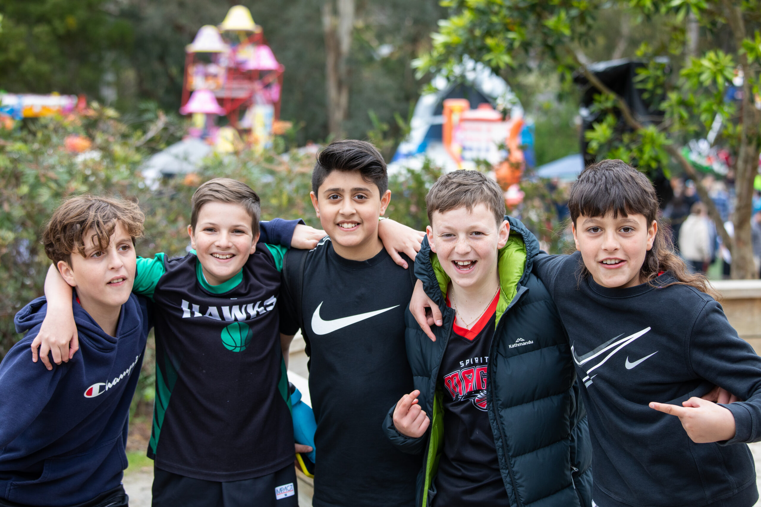 kids at Holy Spirit Fete Ringwood North